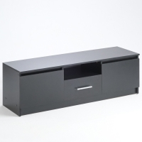 Тумба под ТВ Дели-1, 1400х420х440, цвет чёрный Тумба под ТВ Дели-1, 1400х420х440, цвет чёрный