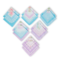 Платки носовые женские Этель "Нежность" 30*30 см, (набор 12 шт), рис. МИКС,100% хл Платки носовые женские Этель "Нежность" 30*30 см, (набор 12 шт), рис. МИКС,100% хл