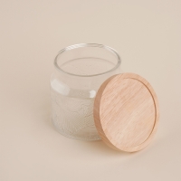 Банка стеклянная для хранения сыпучих продуктов SL Home «Ивелин», 1 л, 12×12 см, с деревянной крышкой Банка стеклянная для хранения сыпучих продуктов SL Home «Ивелин», 1 л, 12×12 см, с деревянной крышкой