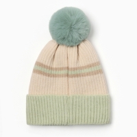 Шапка детская MINAKU, цв.мятный, р-р 48-50