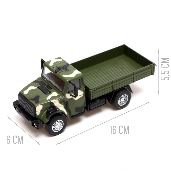 Грузовик металлический «ЗИЛ Армия», инерция, 1:43 Грузовик металлический «ЗИЛ Армия», инерция, 1:43
