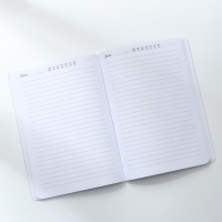 Ежедневник А5, 100 листов Мягкая обл. Софт-тач &laquo;Слушай сердце&raquo;