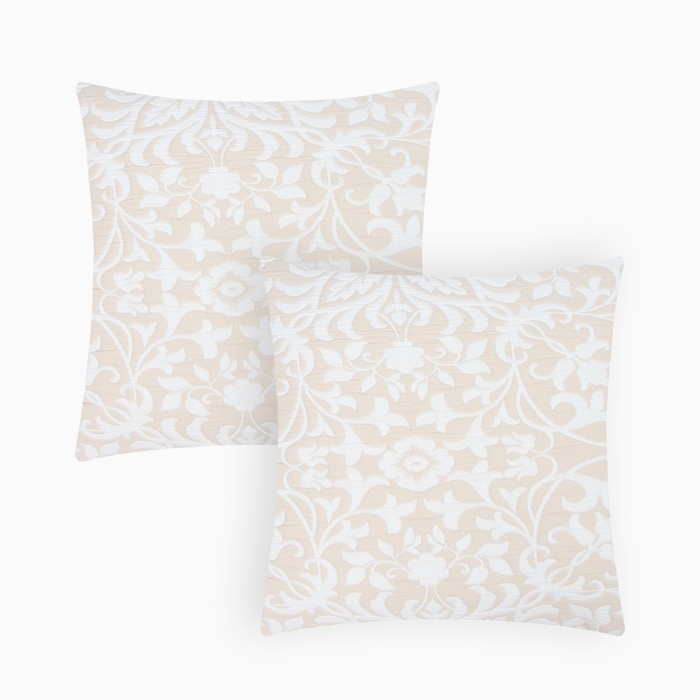 Набор декоративных подушек Верона 40х40см 2шт, полиэфир, пэ100% Набор декоративных подушек Верона 40х40см 2шт, полиэфир, пэ100%