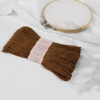 Набор ниток мулине №433, 8 &plusmn; 1 м, 6 шт, цвет коричневый