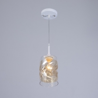 Светильник "Ренесми" 1хЕ27 40Вт белый  12х12х18-118 см