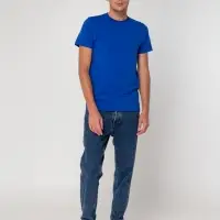 Футболка мужская T-bolka Stretch, ярко-синяя (royal), размер M