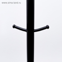 Вешалка напольная «Корона», 63×63×182 см, разборная, цвет чёрный Вешалка напольная «Корона», 63×63×182 см, разборная, цвет чёрный