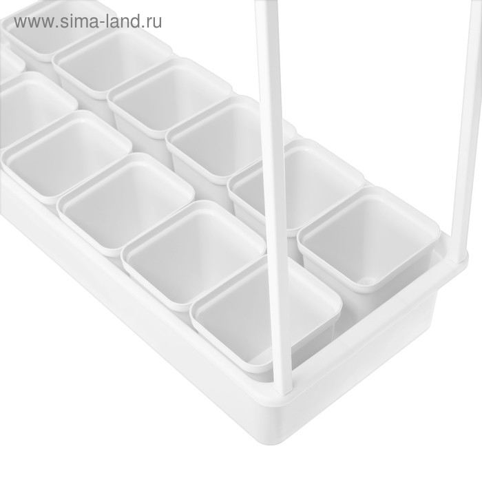 Фитосветильник светодиодный Uniel "Минисад", 10 Вт, 572 мм, IP40, с подставкой, 12 кашпо