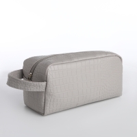 Косметичка на молнии, цвет серый Косметичка на молнии, цвет серый