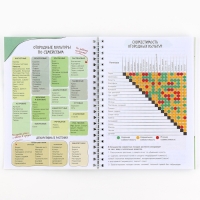 Ежедневник садовода А5, 60 л. Мягкая обложка, на гребне &laquo;Зеленый&raquo;