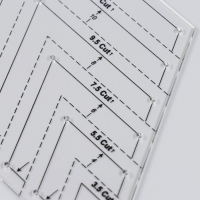 Линейка для пэчворка пластик 60&deg; "Ромб"