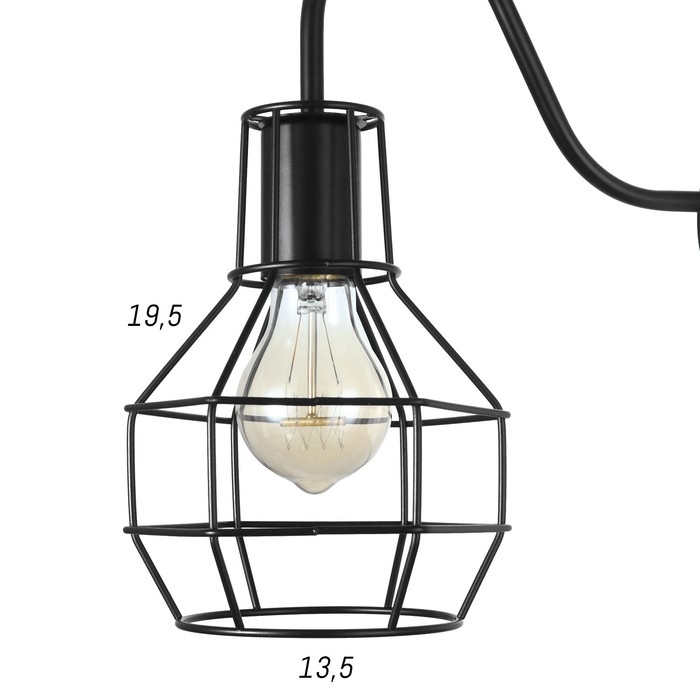 Бра 2526/1 E27 40Вт черный Бра 2526/1 E27 40Вт черный