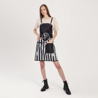 Фартук для мастера, цвет чёрный/белый Фартук для мастера, цвет чёрный/белый