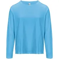 Футболка с длинным рукавом женская Monarch Women, ярко-бирюзовая, размер XL