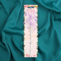 Декор "Хрустальная сказка" 23 см, капелька сиреневая Декор "Хрустальная сказка" 23 см, капелька сиреневая