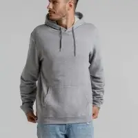 Толстовка с капюшоном Snake II серый меланж, размер XXL