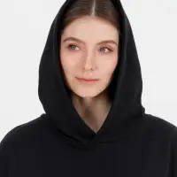 Худи оверсайз унисекс Outshine, черное, размер XL/2XL