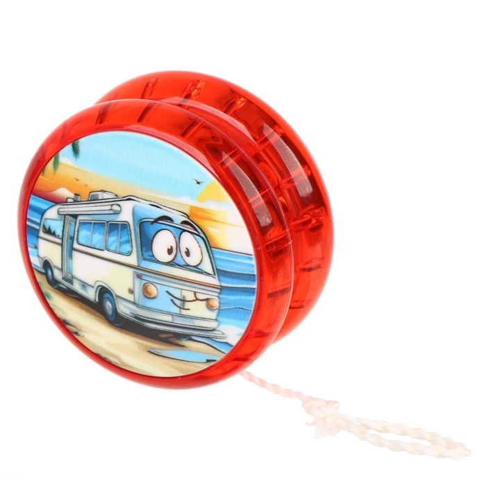 Йо-йо «Транспорт», световые эффекты, цвет МИКС Йо-йо «Транспорт», световые эффекты, цвет МИКС