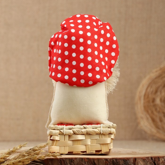 Оберег - шкатулка &laquo;Домовой с ложкой&raquo;, 25 см, микс