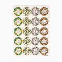 Набор наклеек для подарков «8 марта» цветы и фрукты, 40 шт, 4 х 4 см Набор наклеек для подарков «8 марта» цветы и фрукты, 40 шт, 4 х 4 см