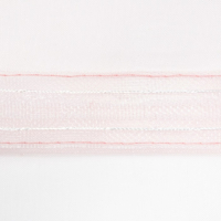 Штора органза 290х260 см, розовый, 100% полиэстер