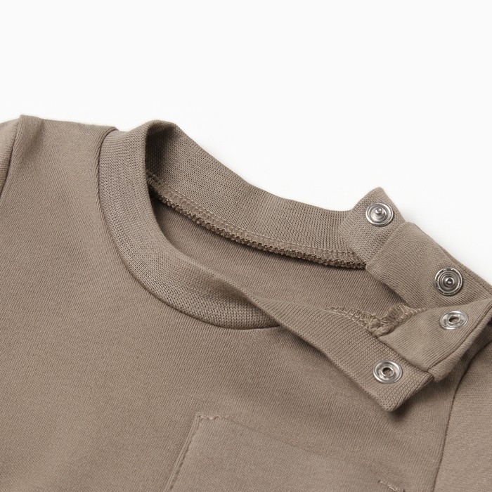 Футболка Крошка, Я BASIC LINE, рост 80-86 см, коричневый