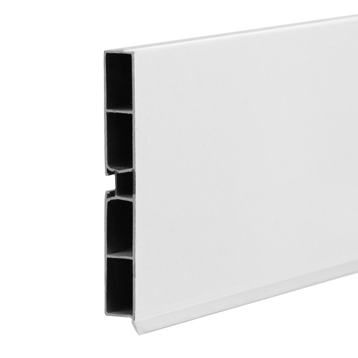 Цоколь ПВХ, 4000х100 мм, белый