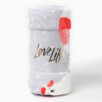 Плед LoveLife "Северные мишки" 200*220 см,100% п/э, велсофт 280 гр/м2 Плед LoveLife "Северные мишки" 200*220 см,100% п/э, велсофт 280 гр/м2