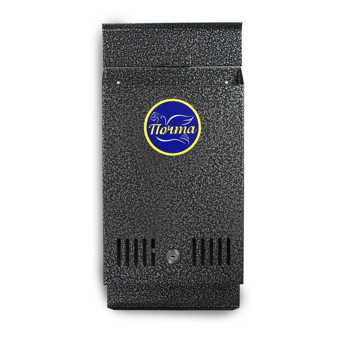 Ящик почтовый с замком, вертикальный, серебристый Ящик почтовый с замком, вертикальный, серебристый