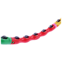 Обруч с массажными колёсиками ONLYTOP, разборный, d=98 см, толщина 3 см, цвет разноцветный Обруч с массажными колёсиками ONLYTOP, разборный, d=98 см, толщина 3 см, цвет разноцветный