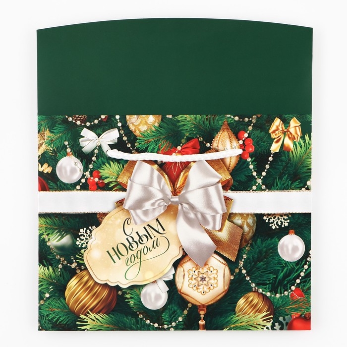 Пакет - коробка &laquo;Новогодний подарок&raquo;, 23 х 18 х 11 см, Новый год