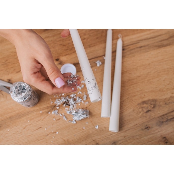 Набор свечей витых, 1,5х 15 см, 2 штуки, аромат ваниль