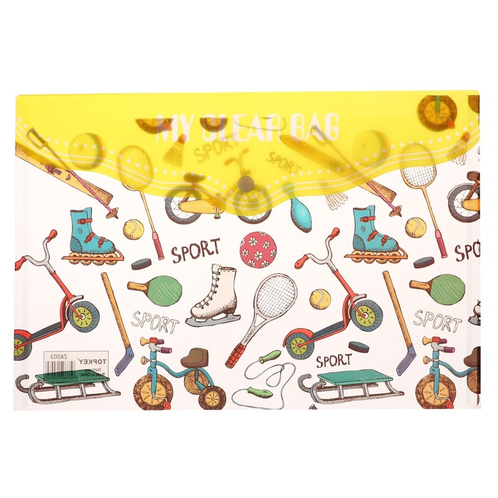 Набор папок-конвертов на кнопке А4, 160 мкр, 12 штук, МИКС Набор папок-конвертов на кнопке А4, 160 мкр, 12 штук, МИКС