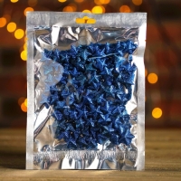 Фигурка для поделок и декора &laquo;Звезда&raquo;, набор 80 шт., размер 1 шт. 1,5&times;1,5&times;1 см, цвет синий