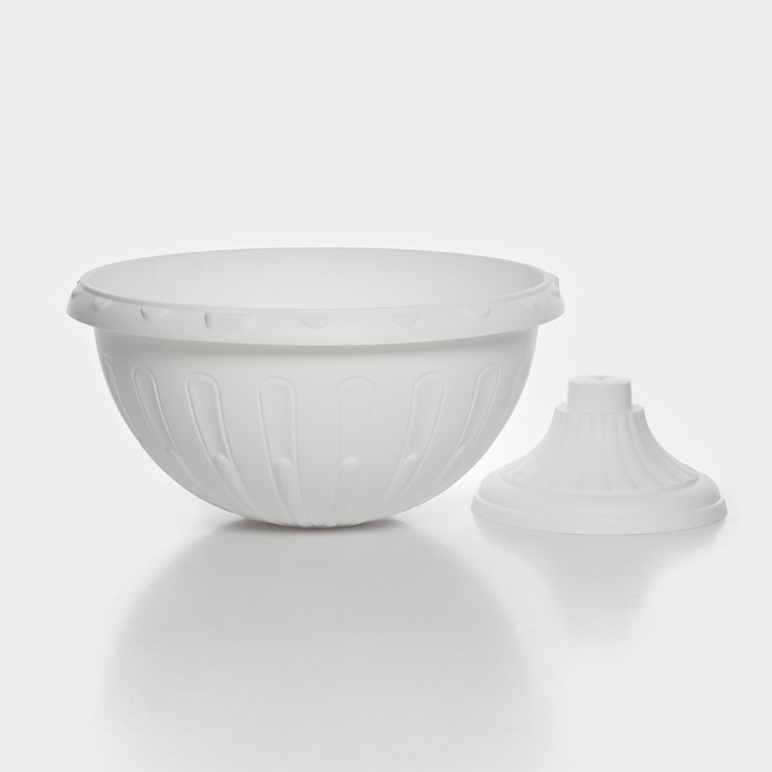 Кашпо уличное на ножке &laquo;Джулия&raquo;, 8 л, цвет белый