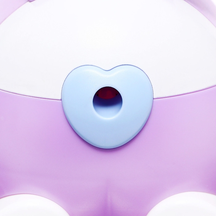 Точилка механическая с контейнером, Ушки сиреневый/белый Точилка механическая с контейнером, Ушки сиреневый/белый