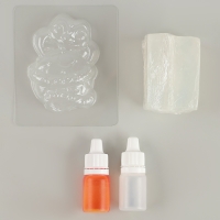 Мыло своими руками на новый год &laquo;Змея с шариком&raquo;, новогодний набор для творчества, символ года 2025