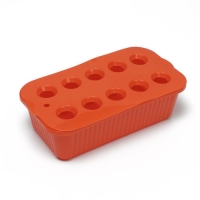 Ящик для выращивания зелёного лука, 29 × 16 × 8,5 см, 2,5 л, 10 лунок, пластик, оранжевый, Greengo Ящик для выращивания зелёного лука, 29 × 16 × 8,5 см, 2,5 л, 10 лунок, пластик, оранжевый, Greengo