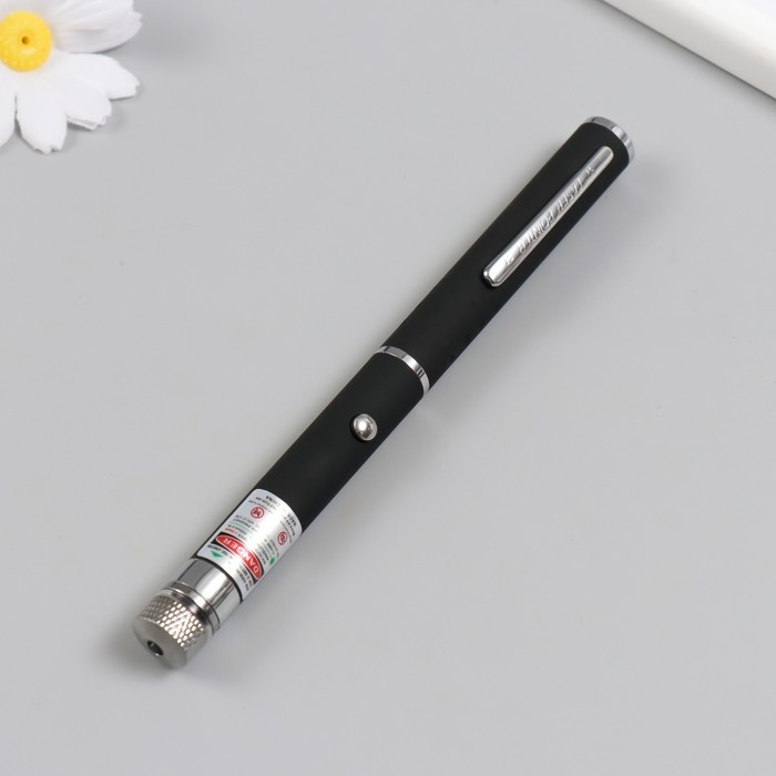 Указка лазерная 1 насадка от 2 х ААА 5х20 см Указка лазерная 1 насадка от 2 х ААА 5х20 см