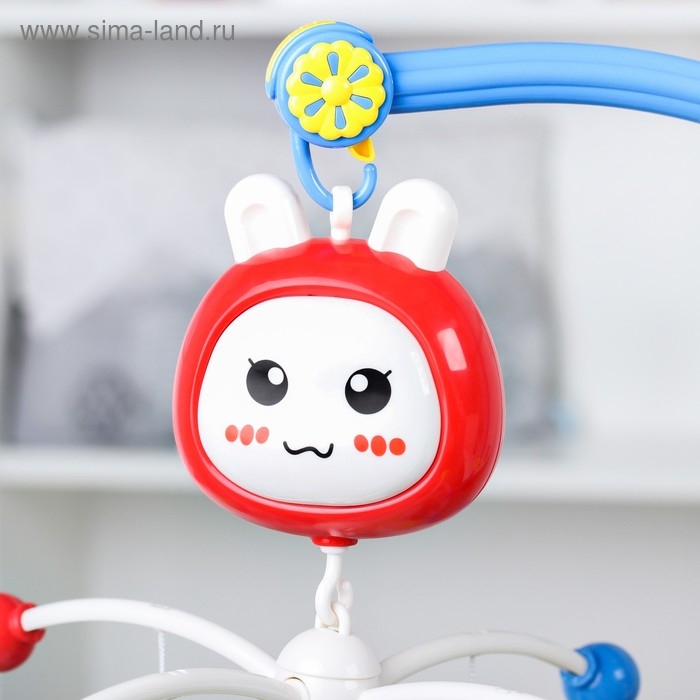 Мобиль музыкальный на кроватку &laquo;Подарок малыша&raquo;, работает от батарек