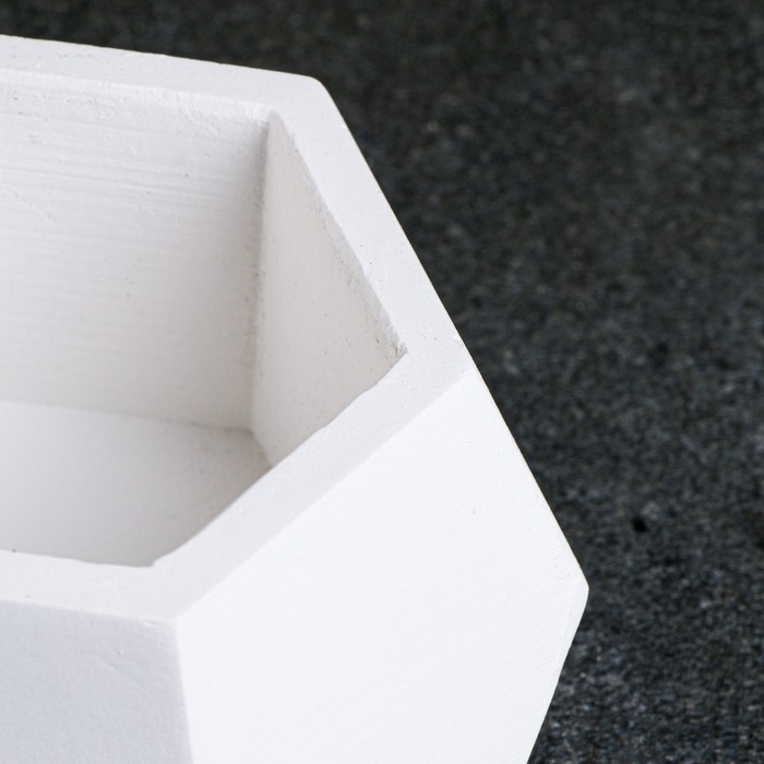 Фигурное кашпо Фигурное кашпо "Шестигранник" 11,5х11,5х5,5см