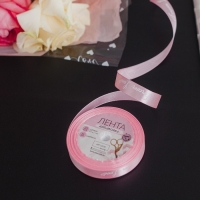 Лента атласная «Forever love», 15 мм × 23 ± 1 м, цвет розовый Лента атласная «Forever love», 15 мм × 23 ± 1 м, цвет розовый