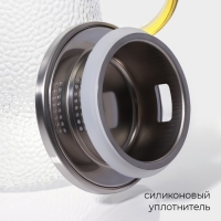 Кувшин для воды стеклянный с металлической крышкой &laquo;Сара&raquo;, 1,4 л, 16,5&times;12,5&times;20,5 см