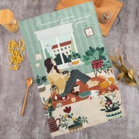 Полотенце "Этель" Счастье быть дома 40х73 см, 100% хлопок, саржа 190 гр/м2 Полотенце "Этель" Счастье быть дома 40х73 см, 100% хлопок, саржа 190 гр/м2