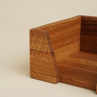 Салфетница из дуба Sima-Land Home, 14,5&times;14,5&times;7 см