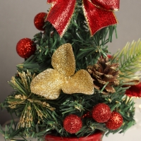 Ёлка декор "Бантик" 21х11 см