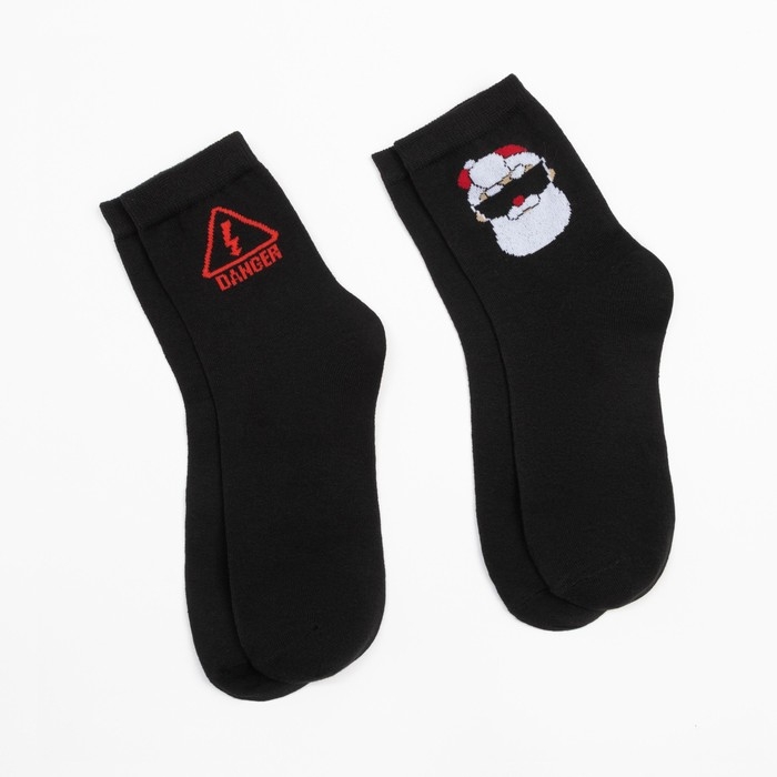 Набор новогодних мужских носков KAFTAN "Danger" р. 41-44