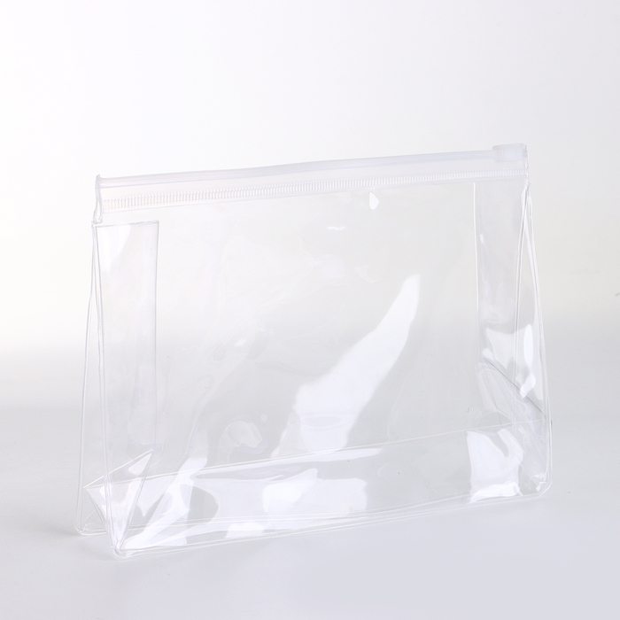 Косметичка с застёжкой зип-лок, цвет прозрачный