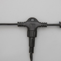 Гирлянда &laquo;Занавес&raquo; 2 &times; 9 м, IP44, УМС, тёмная нить, 1800 LED, свечение синее, 220 В