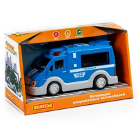 Автомобиль &laquo;Полиция&raquo; инерционный, со светом и звуком, МИКС